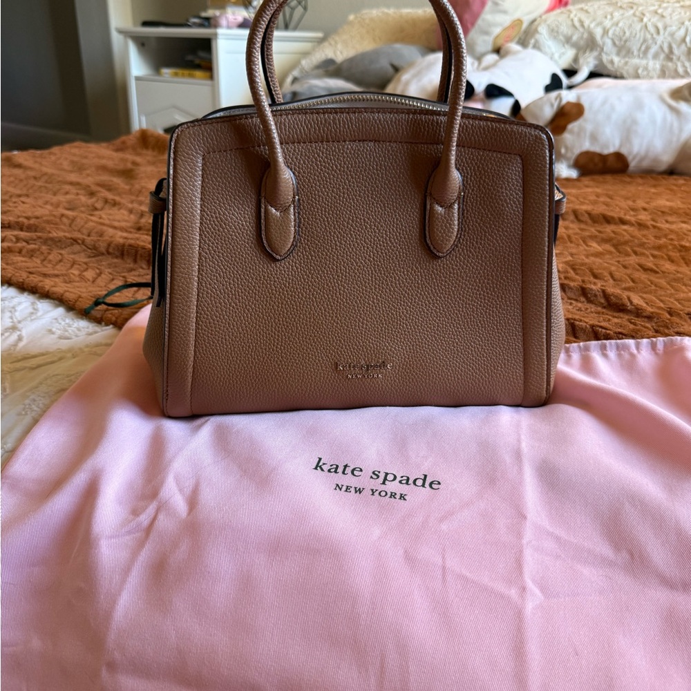 Kate Spade Tan Leather Satchel